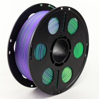 Трехцветный PLA шелк фиолетовый зеленый желтый пластик Bestfilament для 3D-принтеров 1 кг (1,75 мм)