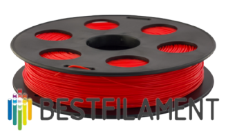 Красный Bflex пластик Bestfilament для 3D-принтеров 0.5 кг (1,75 мм)