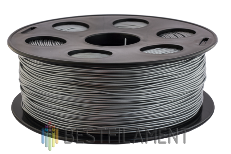 Серебристый металлик PLA пластик Bestfilament для 3D-принтеров 2,5 кг (1,75 мм)